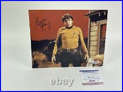Walter Koenig Signed Star Trek Original Series Pavel Chekov 8x10 Photo PSA