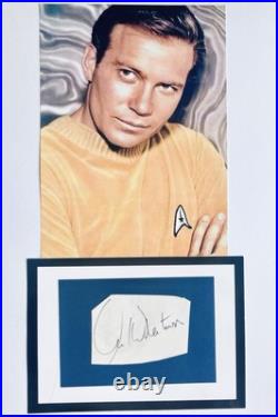 William Shatner American Actor, Star Trek, Original 10 x 8 Signature Piece