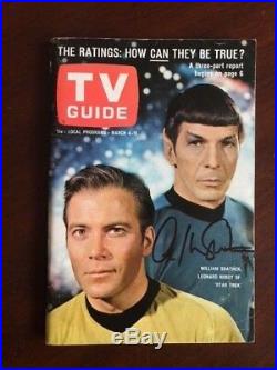 William Shatner, Autographed (JSA), Star Trek TV Guide Set of (3), (No Lables)