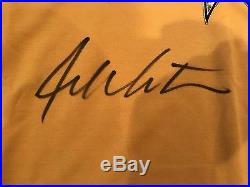 William Shatner Autographed Star Trek Captain Kirk Gold Uniform Shirt Beckett