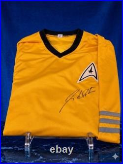 William Shatner Captain Kirk Autographed Star Trek Shirt Prime Time Cert