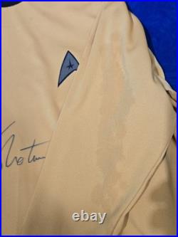 William Shatner Captain Kirk Autographed Star Trek Uniform Shirt