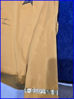 William Shatner Captain Kirk Autographed Star Trek Uniform Shirt