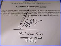 William Shatner Dubai World Cup Soccer Star Trek Movie Star Film Star Jacket Coa