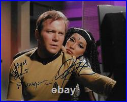 William Shatner & France Nuyen Star Trek TOS Original Signed 8X10 The Hshow