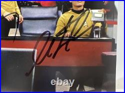 William Shatner Leonard Nimoy Autographed Star Trek 8x10 Capt Kirk & Spock COA