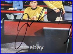 William Shatner Leonard Nimoy Autographed Star Trek 8x10 Capt Kirk & Spock COA