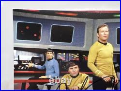 William Shatner Leonard Nimoy Autographed Star Trek 8x10 Capt Kirk & Spock COA
