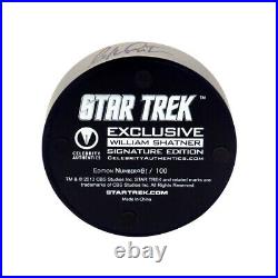 William Shatner, Leonard Nimoy Autographed Star Trek Kirk and Spock Statue Set