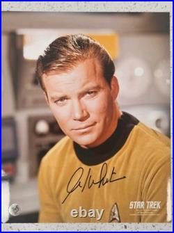 William Shatner Leonard Nimoy Star Trek Signed Photos with COA