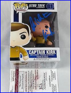 William Shatner SIGNED Funko Pop Autograph JSA COA Star Trek Kirk RARE VAULTED 3