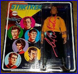 William Shatner SIGNED ORIGINAL STAR TREK MEGO FIGURE 1974 Kirk Autograph wars