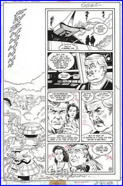 William Shatner SIGNED Star Trek Ashes of Eden Original Art Page Jimmy Palmiotti