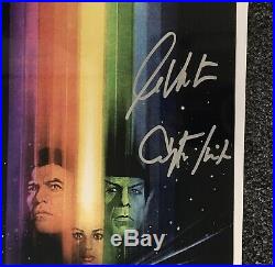 William Shatner Signed 11x17 Poster Autographed BAS COA ITP Witnessed Star Trek