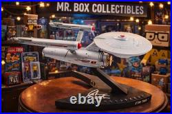 William Shatner Signed 1993 Star Trek USS Enterprise Collectible (JSA) COA