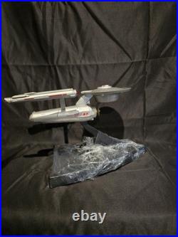 William Shatner Signed 1993 Star Trek USS Enterprise Collectible (JSA) COA
