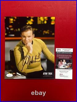 William Shatner Signed 8x10 Photo with JSA Cert Original Star Trek Actor