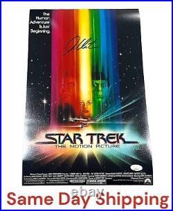 William Shatner Signed Autographed Star Trek The Motion Picture 11x17 Poster JSA