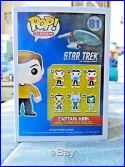 William Shatner Signed Captain Kirk Funko Pop Star Trek PSA/DNA AB29170