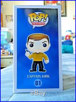 William Shatner Signed Captain Kirk Funko Pop Star Trek PSA/DNA AB29170