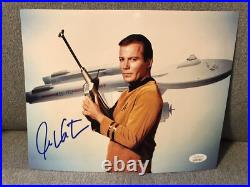 William Shatner Signed Jersey, Card, And 8x10 All 3 JSA COA Star Trek