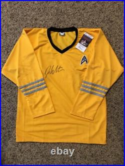 William Shatner Signed Jersey, Card, And 8x10 All 3 JSA COA Star Trek