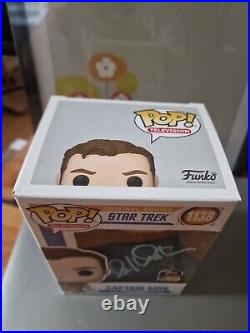 William Shatner Signed Star Trek Captain Kirk 1138 Funko Pop JSA COA (7BAP)