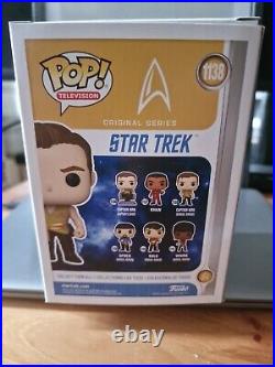 William Shatner Signed Star Trek Captain Kirk 1138 Funko Pop JSA COA (7BAP)