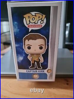 William Shatner Signed Star Trek Captain Kirk 1138 Funko Pop JSA COA (7BAP)