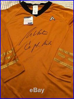 William Shatner Signed Star Trek Jersey Autographed PSA/DNA Authenticity Withins