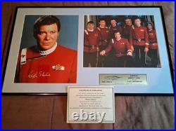 William Shatner Signed Star Trek Photo 126/250 Goldin COA