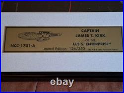William Shatner Signed Star Trek Photo 126/250 Goldin COA