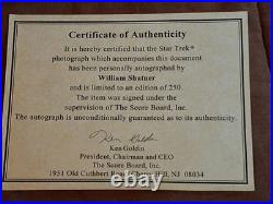 William Shatner Signed Star Trek Photo 126/250 Goldin COA