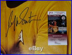 William Shatner Signed Star Trek Poster Autographed, Captain Kirk, JSA COA