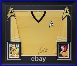 William Shatner Star Trek Authentic Signed & Framed Uniform Shirt BAS Witnessed