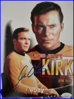 William Shatner Star Trek Autographed 8x10 With JSA Certified