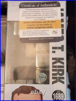 William Shatner Star Trek Autographed Funko Pop With Certification