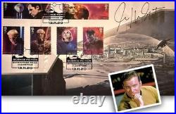 William Shatner Star Trek Captain Kirk Hand Signed Framed First Day Cover, & COA