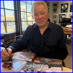 William Shatner Star Trek Captain Kirk Hand Signed Framed First Day Cover, & COA
