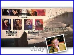 William Shatner Star Trek Captain Kirk Hand Signed Framed First Day Cover, & COA