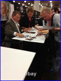 William Shatner Star Trek Signed Autographed Color 8x10 Photo Psa Dna Aa33695