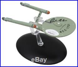 William Shatner Star Trek Signed U. S. S. Enterprise NCC 1701 5 Inch Figure JSA