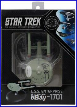 William Shatner Star Trek Signed U. S. S. Enterprise NCC 1701 5 Inch Figure JSA