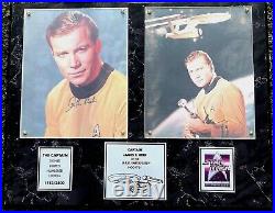 William Shatner signed auto Star Trek Original Series 8x10 photo in plaque #1113 William Shatner signed auto Star Trek Original Series 8x10 photo in plaque #1113